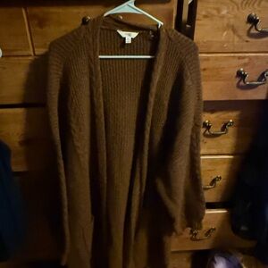 Terra & Sky Brown Women's Cardigan
